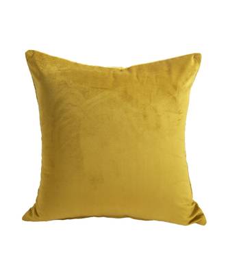 Eyda Velvet Olive Color Set of 2 Quilted Cushion Cover 4