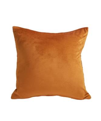 Eyda Velvet Rust Color Set of 2 Quilted Cushion Cover 4