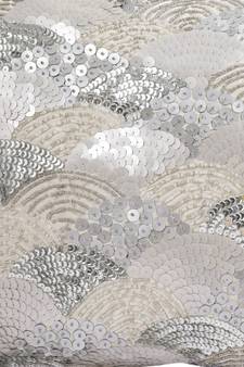 Eyda Silver Embellished Set of 2 Cushion Cover