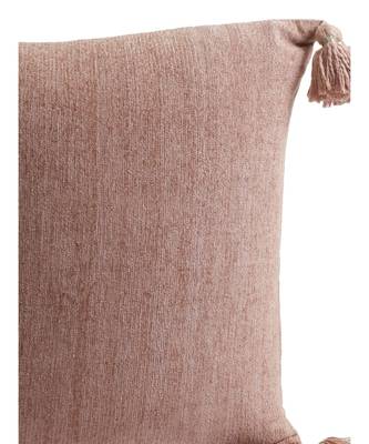 Eyda Decorative White and Brown Color Striped Set of 2 Cushion Cover 1