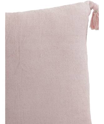 Eyda Decorative Pink and Brown Color Striped Set of 2 Cushion Cover 1