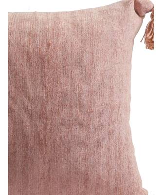 Eyda Decorative White and Pink Color Striped Set of 2 Cushion Cover 2