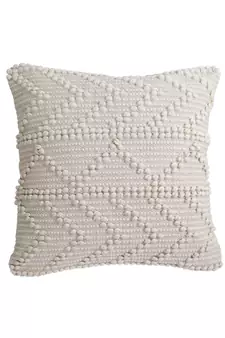 Eyda Off White Hand Woven Cotton Set of 2 Cushion Cover