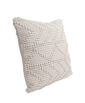 Eyda Off White Hand Woven Cotton Set of 2 Cushion Cover 5