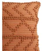 Eyda Rust Hand Woven Cotton Set of 2 Cushion Cover