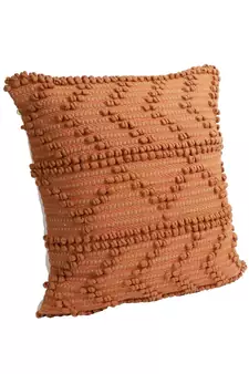 Eyda Rust Hand Woven Cotton Set of 2 Cushion Cover