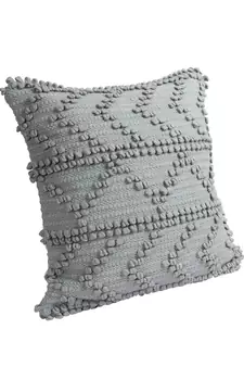 Eyda Grey Hand Woven Cotton Set of 2 Cushion Cover