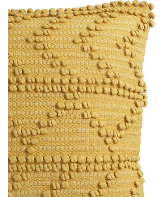 Eyda Yellow Hand Woven Cotton Set of 2 Cushion Cover 2