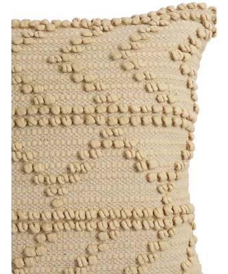 Eyda Beige Hand Woven Cotton Set of 2 Cushion Cover 2