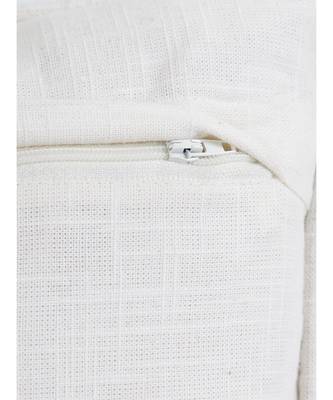 Eyda Ivory Beaded Cotton Set of 2 Cushion Cover 4