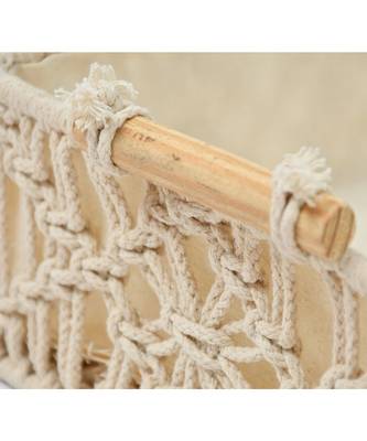 Macrame Wireframe Desk Tray Basket, Rectangle, 10x14.5x4.3 inch 3