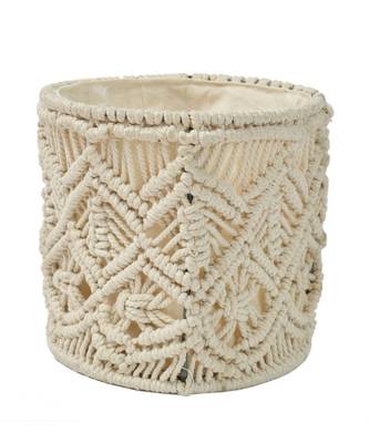 Macrame Wireframe Round Basket 2