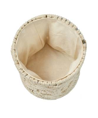 Macrame Wireframe Round Basket 3