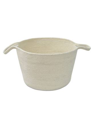 Cotton Conical Basket with Handles, 12x18x10 Inches 2