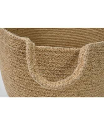 Jute Conical Basket with Handles, 12x18x10 Inches 3