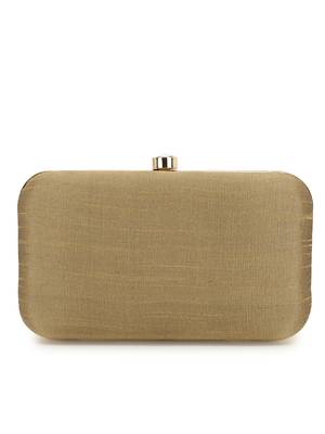 Anekaant Adorn Beige & White Botanical Embellished Faux Silk Clutch 3