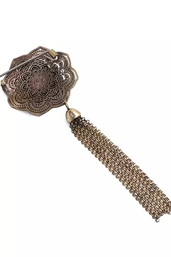 The Buddha Face Brooch
