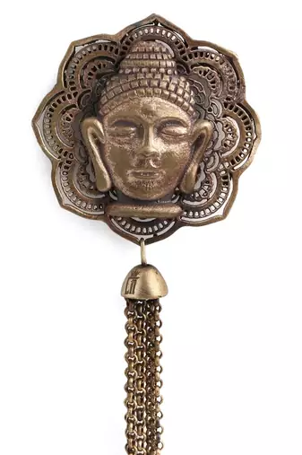 The Buddha Face Brooch