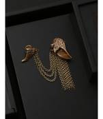 The Lion Head Tiger Eye Brooch