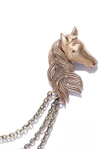 The Duo Horse Brooch