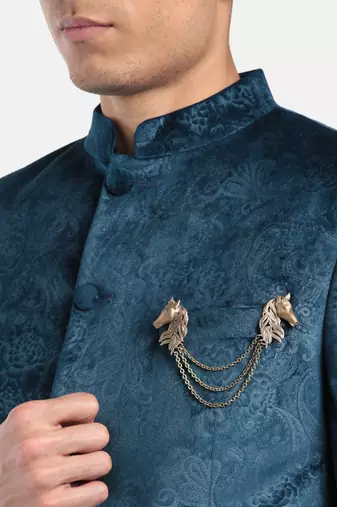 The Duo Horse Brooch
