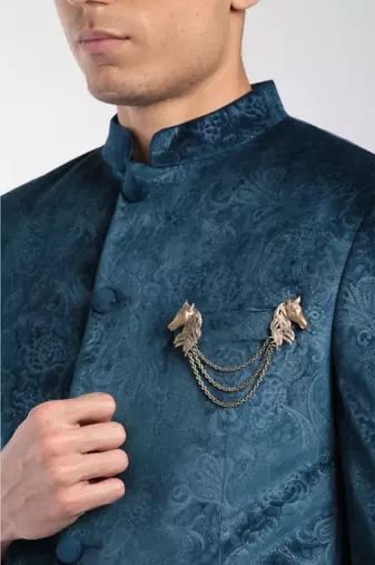 The Duo Horse Brooch