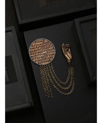The Buddha- Script Brooch 1