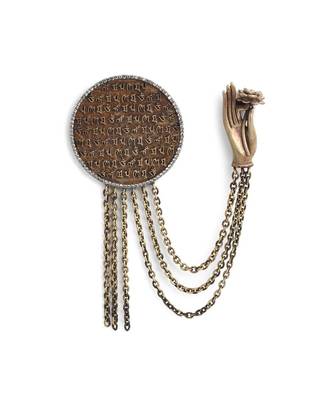 The Buddha- Script Brooch 2