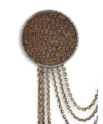 The Buddha- Script Brooch 3