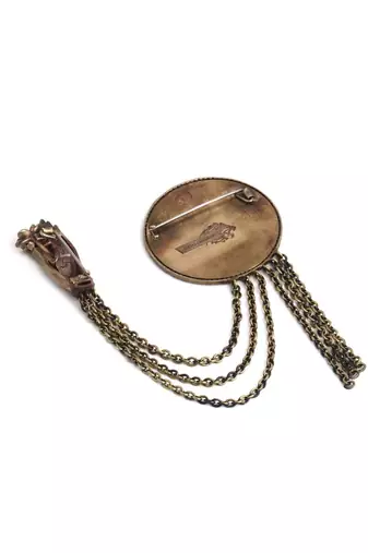 The Buddha- Script Brooch