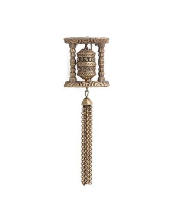 The Buddhist Prayer Wheel Brooch 2