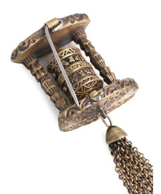 The Buddhist Prayer Wheel Brooch 4