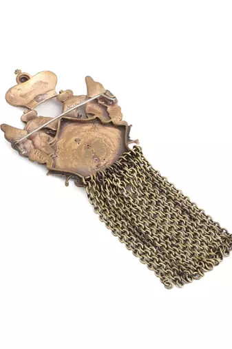 The Duo Phoenix Brooch