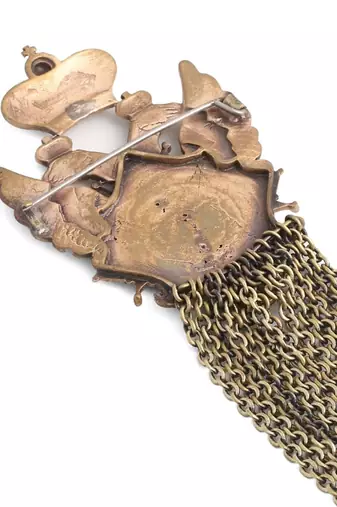 The Duo Phoenix Brooch