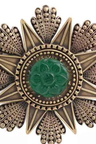 The Stone Coin Brooch