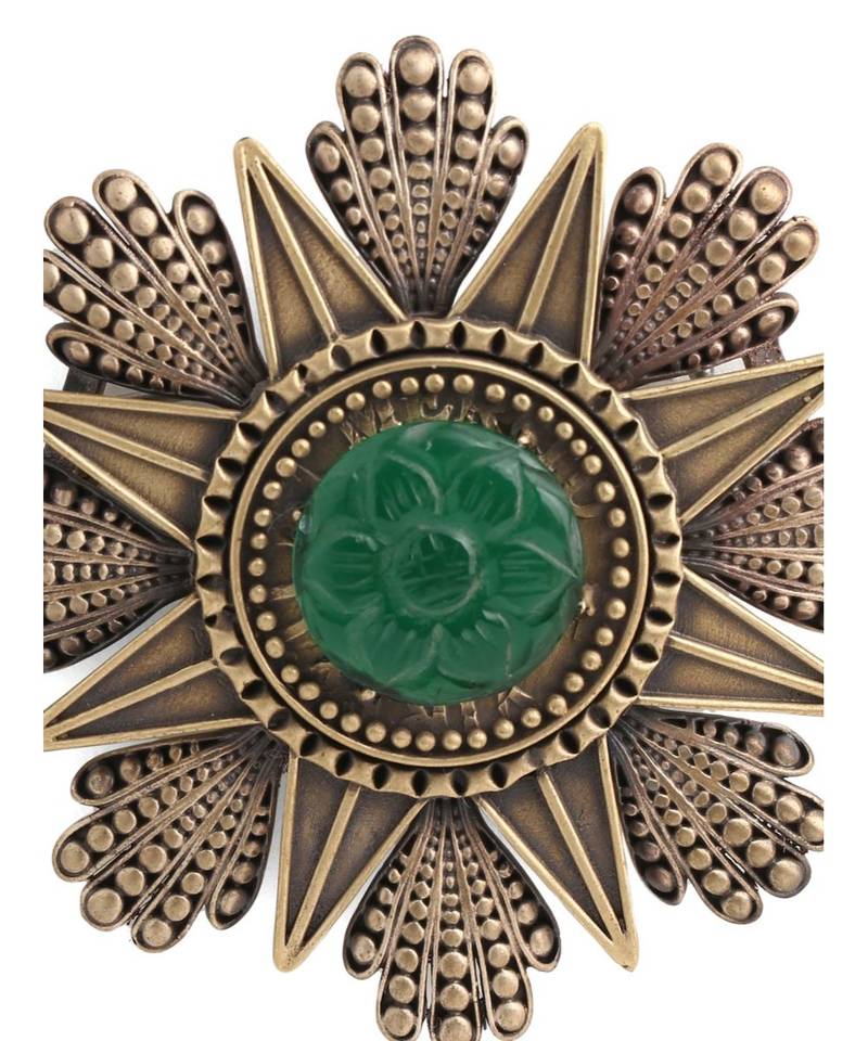 The Stone Coin Brooch