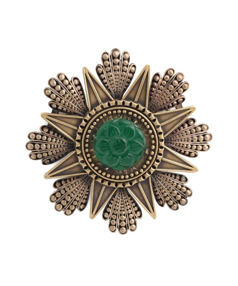 The Stone Coin Brooch