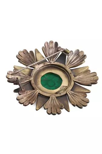 The Stone Coin Brooch