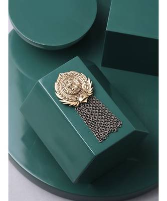 Russia Coin brooch 1