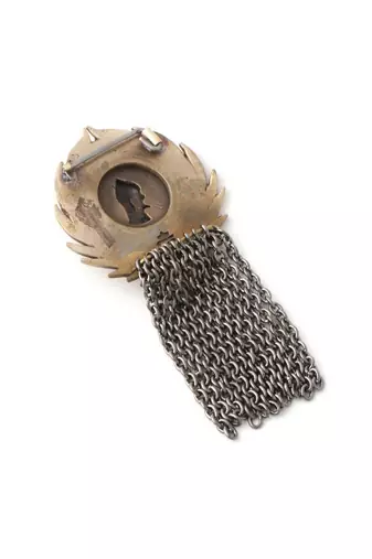 Russia Coin brooch