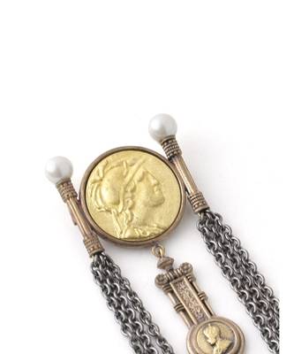 Denarius Coin Brooch 4