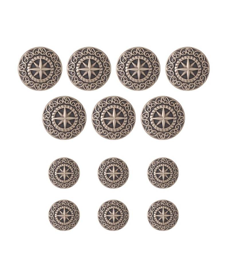 The Sun-Star Buttons (Set Of 13)