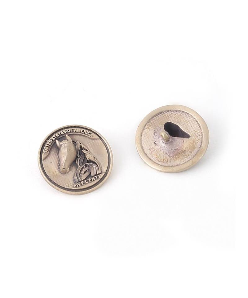 The Horse Coin Buttons (Set Of 5)