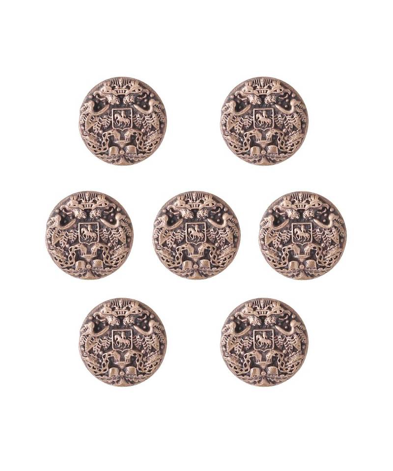 Military Merit Buttons (Set Of 7)