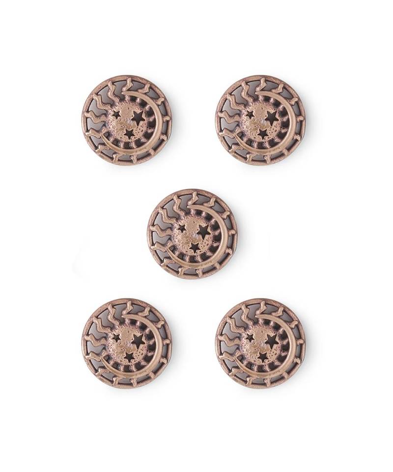 The Sun And The Moon Buttons (Set Of 5)
