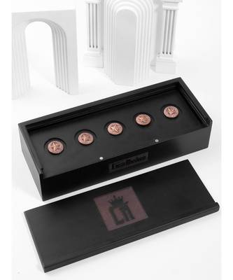 Star Shield Buttons (Set Of 5) 1