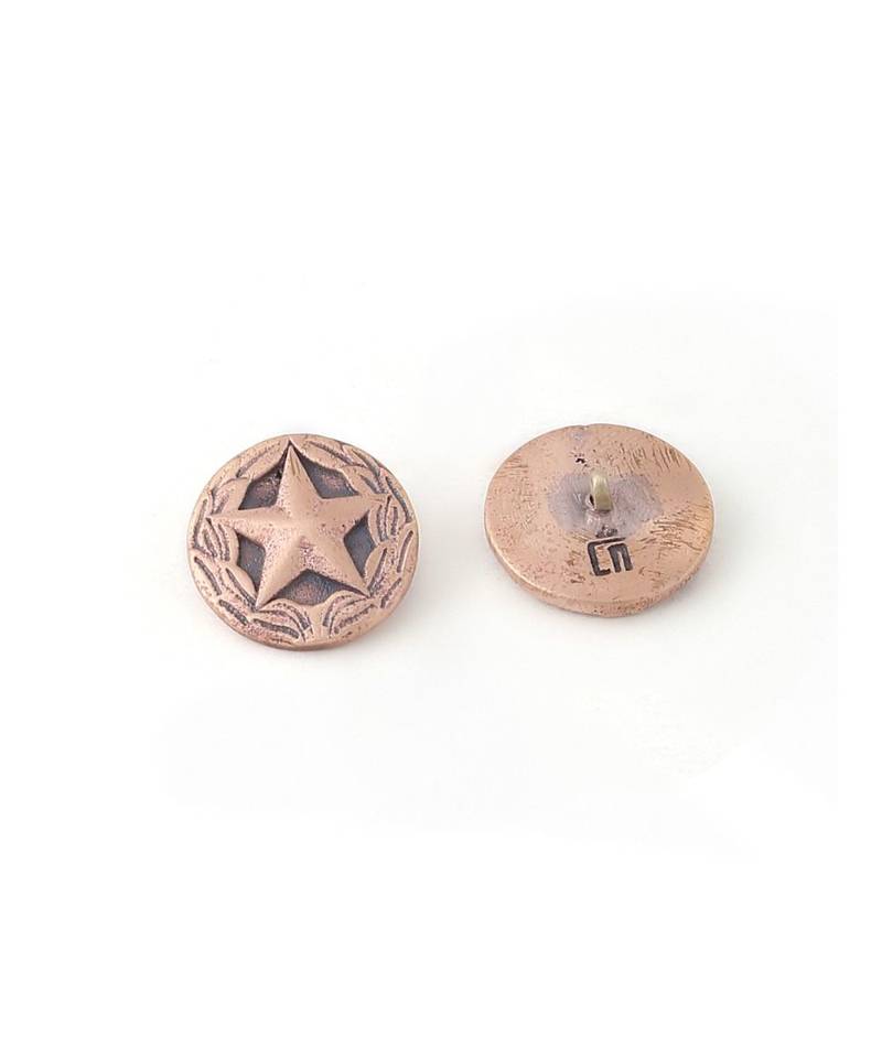 Star Shield Buttons (Set Of 5)
