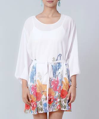 Multicoloured Floral Dress 5