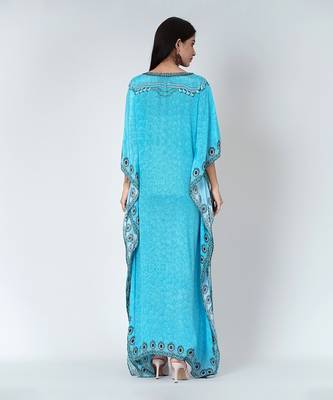 Blue Pearl Full Length Kaftan 3