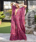 Pink Kaftan Jumpsuit